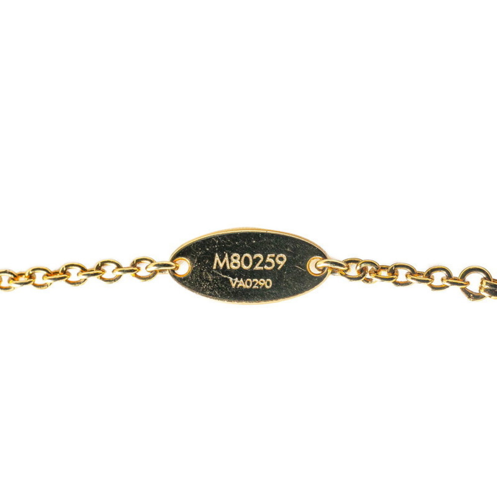 Louis Vuitton Louis Vuitton Monogram Necklace M80259 Gold Metal Necklace M80259 - Picture 4 of 6